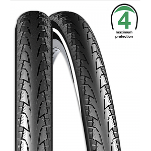 **REXWAY DART TYRE 700 X 32C 5mm PUNCTURE PROTECTION REFLECTIVE LINE BLACK