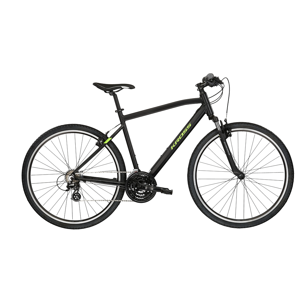 KROSS EVADO 2.0 BLACK/GREEN MAT 19" (2024)