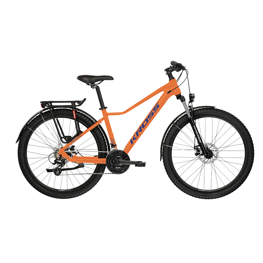 KROSS LEA 2.0 EQ 27" WHEEL (17")ORANGE/NAVY BLUE/GLOSSY