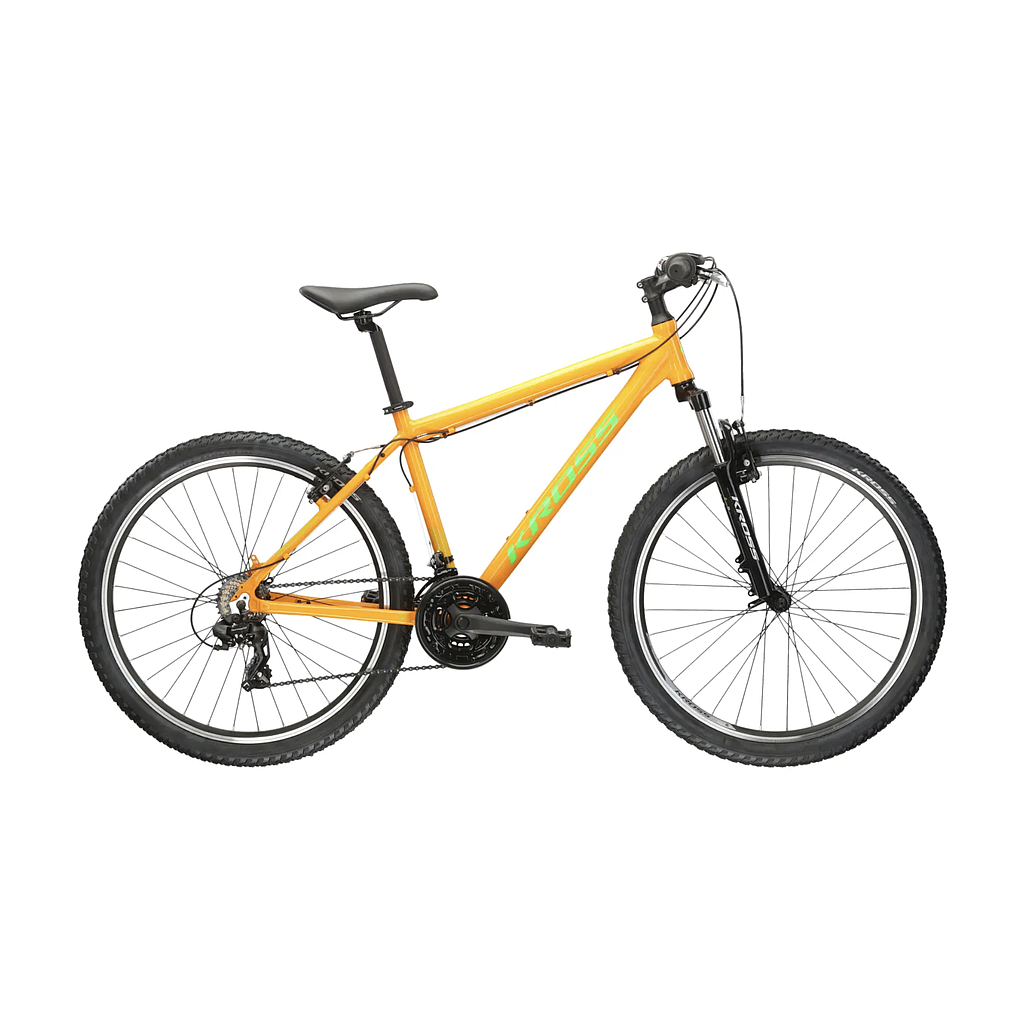 KROSS HEXAGON 1.0 ORANGE/GREEN/GLOSS 26" WHEEL(19")