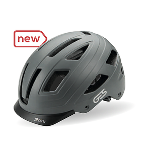 **GES CITY HELMET WITH LIGHT GREY M (54-58)