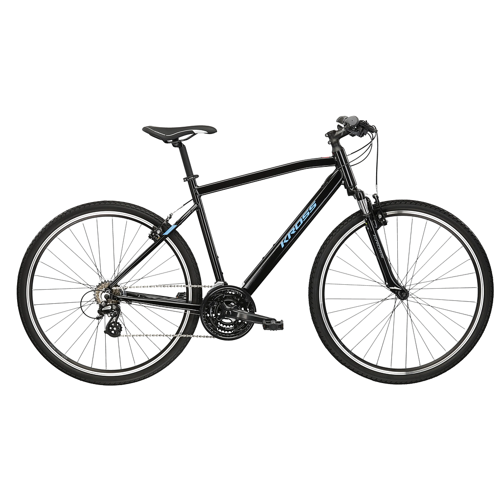 KROSS EVADO 2.0 BLACK/BLUE GLOSS 19"