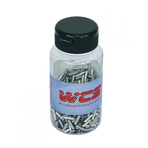 SACCON CABLE ENDS  (QTY 500) SILVER