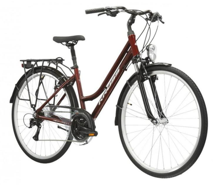 KROSS EXPLORER LADY'S 17"RUBY/SILVER/GLOSSY