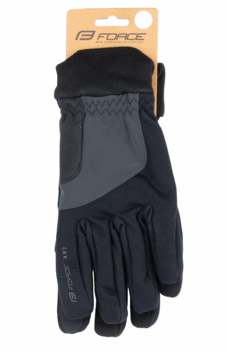 **FORCE X82 WINTER GLOVES BLACK L